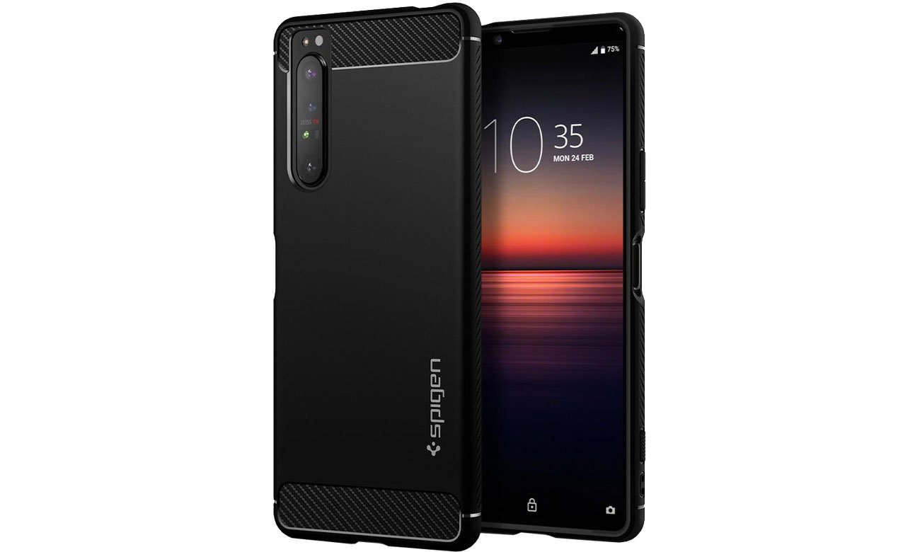 Spigen Rugged Armor Do Sony Xperia Ii Czarny Etui I Obudowy Na